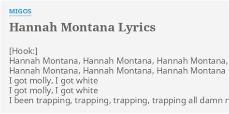 hannah montana with lyrics|hannah montana migos lyrics.